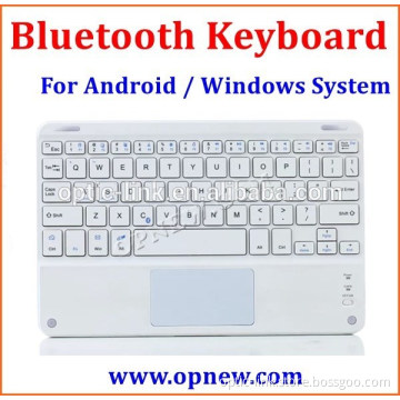 Opnew factory wholesale mini bluetooth keyboard for tablet with PU leather cover